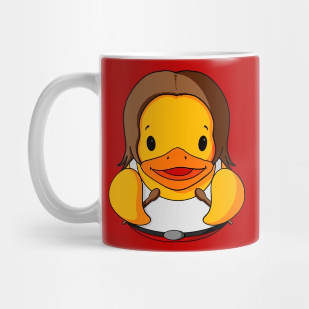 Rock Band Drummer Rubber Duck by Alisha Ober Designs